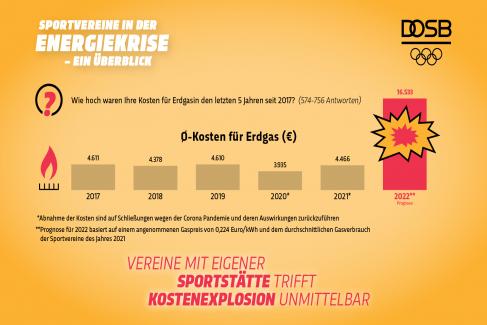 DOSB-Infografiken "Sportvereine in der Energiekrise".