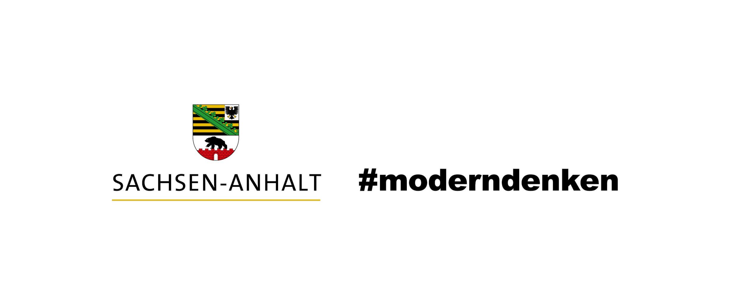 Logo Land Sachsen-Anhalt #moderndenken