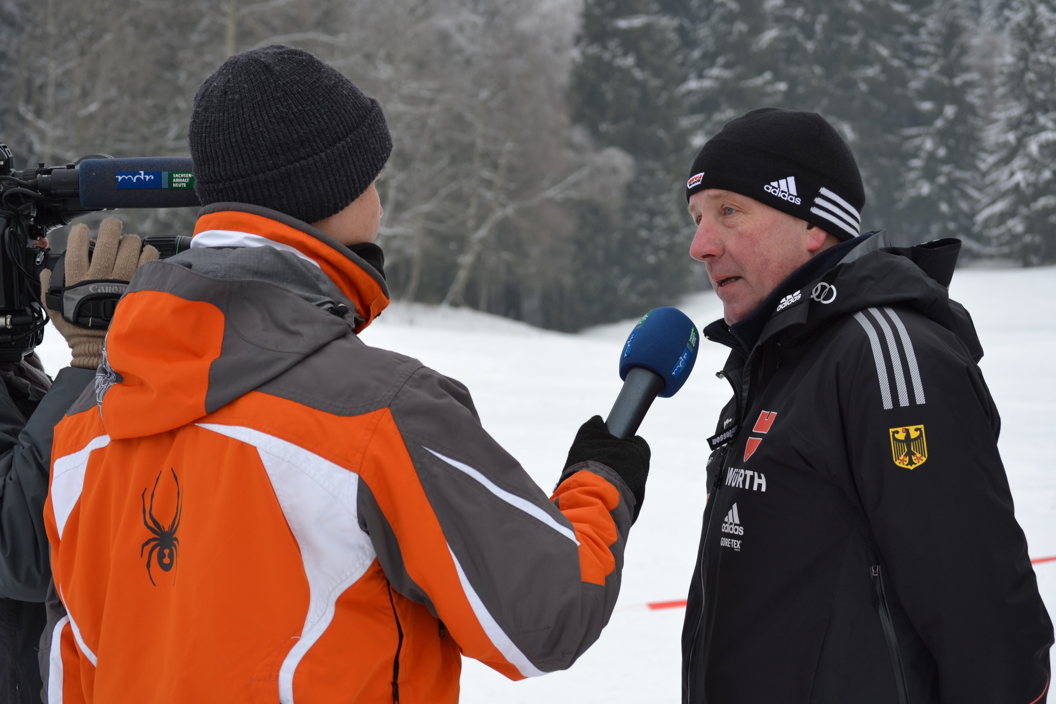 Dr. Rüdiger Ganske, so wie man ihn kennt: Ein engagierter Kämpfer für die Belange des Wintersports im Harz!