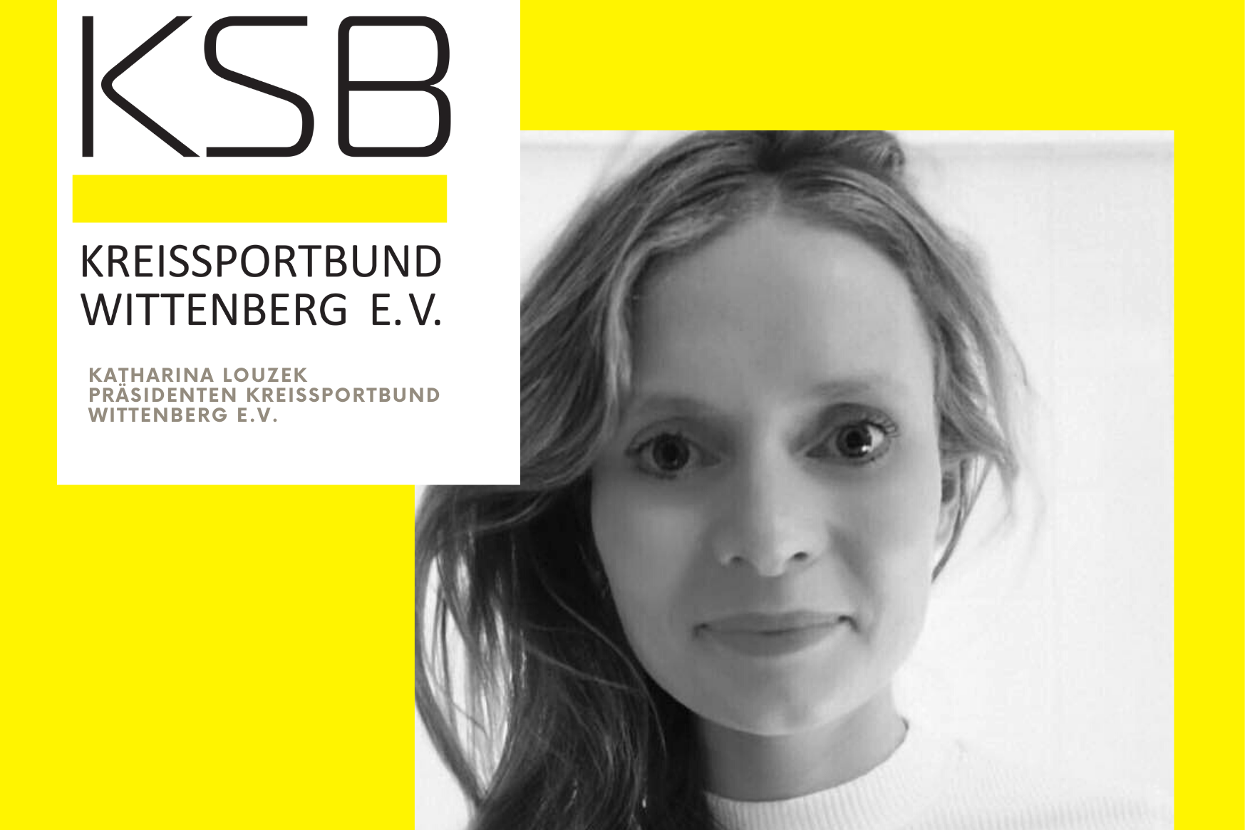 Katharina Louzek, Präsidentin des KSB Wittenberg, ist eines der neuen Gesichter an der Spitze der Mitgliedsorganisationen.