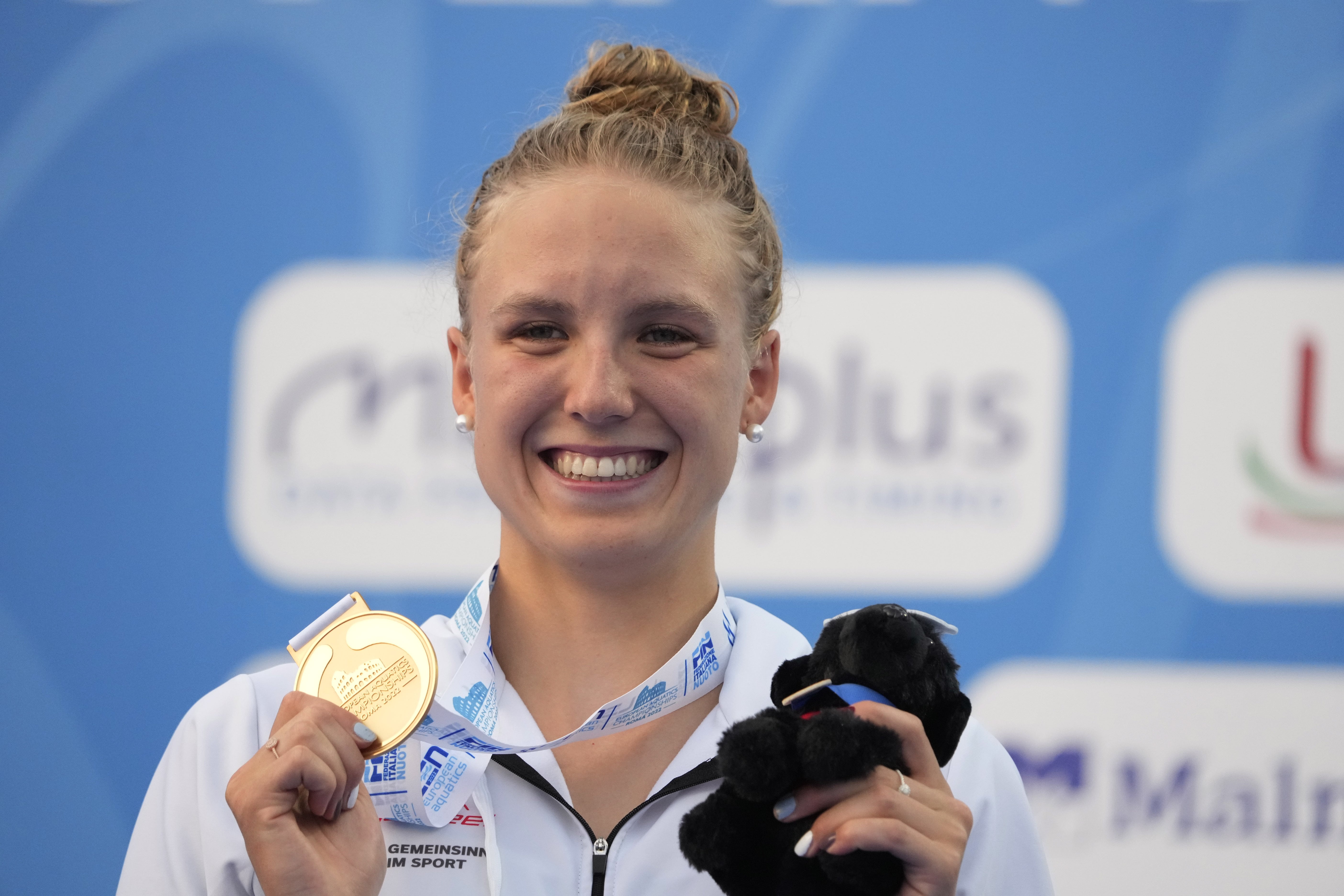 Nach Silber und Bronze darf sich Isabel Gose nun Europameisterin nennen und nimmt einen kompletten Medaillensatz aus Rom mit nach Hause. 