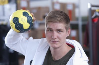 Handballer Finn Lemke vom SC Magdeburg. (Foto: dpa picture alliance) 