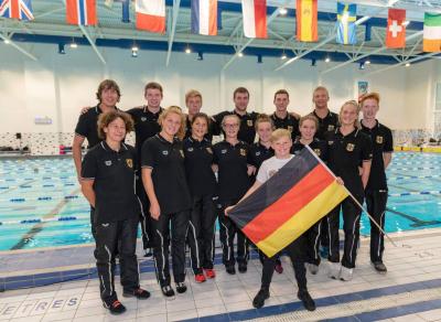 Das erfolgreiche deutsche Juniorennationalteam der Rettungsschwimmer. (Foto: DLRG)