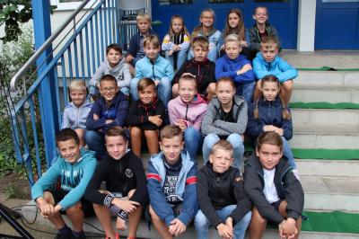 Die Schülerinnen und Schüler der Klasse 5b sind Neulinge am Magdeburg Sportgymnasiums und freuen sich auf die Kombination aus Schule und leistungssportlichem Training. (Foto: Lutz Lingener)