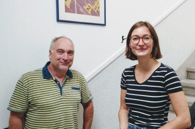 Ulf Wunderlich und Antonia Weishaar