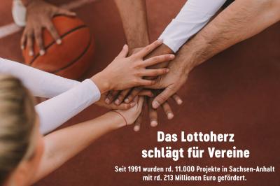 Sportförderung durch Lotto Sachsen-Anhalt.