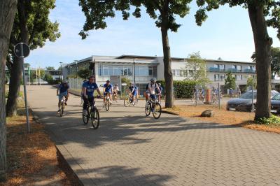 SV Fortuna Magdeburg auf einer Mountainbike-Tour der LandesSportSchule Osterburg