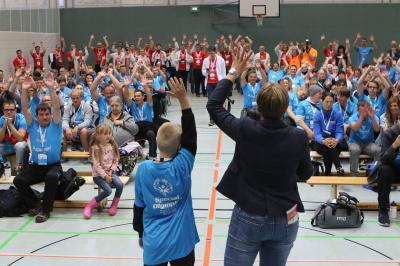 Bei der Eröffnungsfeier der Special Olympics in Osterburg 2019 (Foto: Matthias Bein).