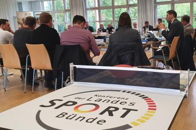 Die Konferenz der Landessportbünde tagte zu aktuellen Themen des Sports in München.