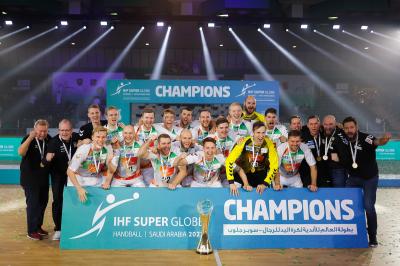 Die Handballer vom SC Magdeburg sind zum zweiten Mal Vereinsweltmeister! (Foto: Jozo Cabraja / kolektiffimages)
